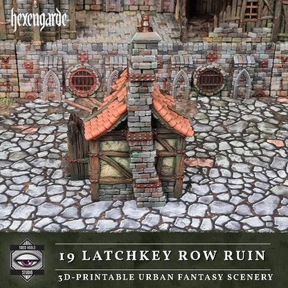 19 Latchkey Row Ruin- Tired World Studio