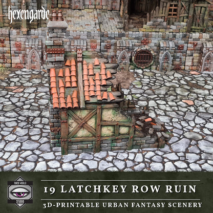 19 Latchkey Row Ruin- Tired World Studio