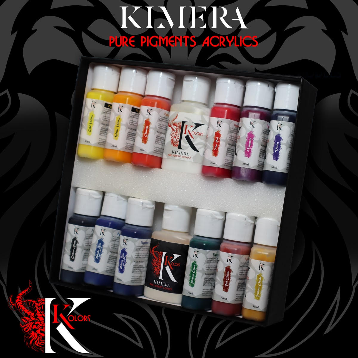 Kimera Kolors Pure Pigments Paint Set