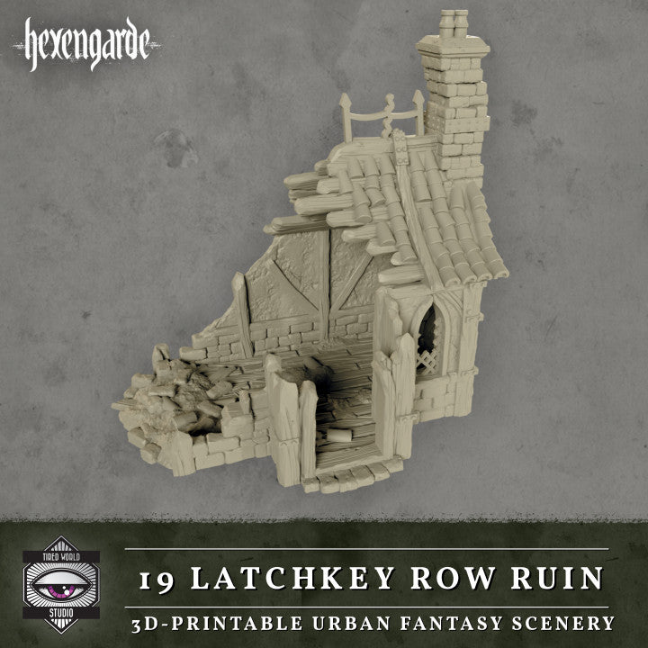 19 Latchkey Row Ruin- Tired World Studio