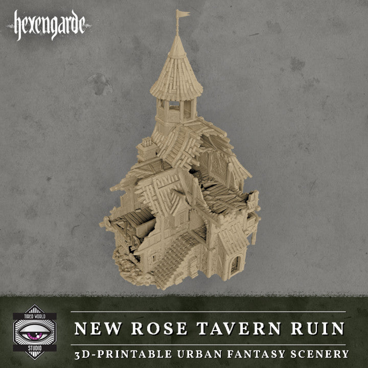 New Rose Tavern Ruin- Tired World Studio