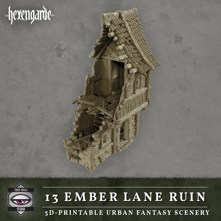 13 Ember Lane Ruin - Tired World Studio