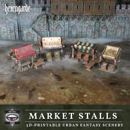 Market Stalls - Tired World Studio