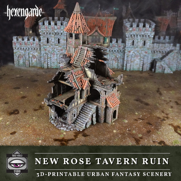 New Rose Tavern Ruin- Tired World Studio