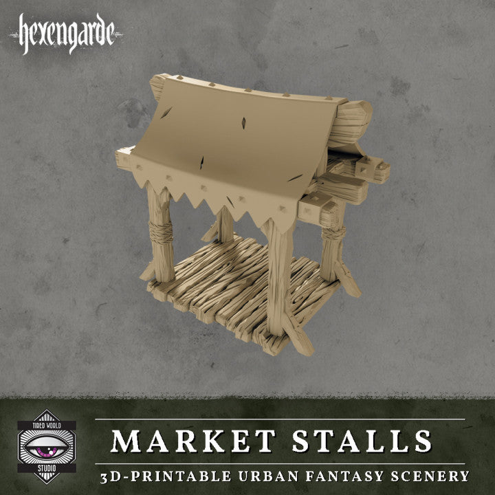 Market Stalls - Tired World Studio