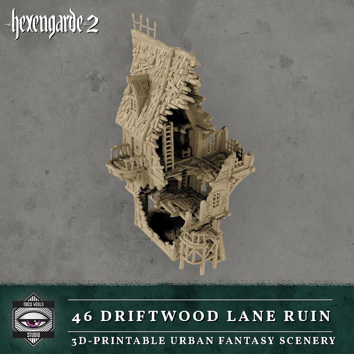 46 Driftwood Lane Ruin - Tired World Studio