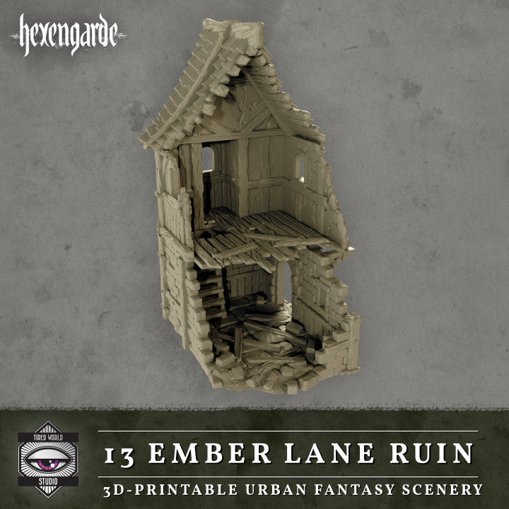 13 Ember Lane Ruin - Tired World Studio