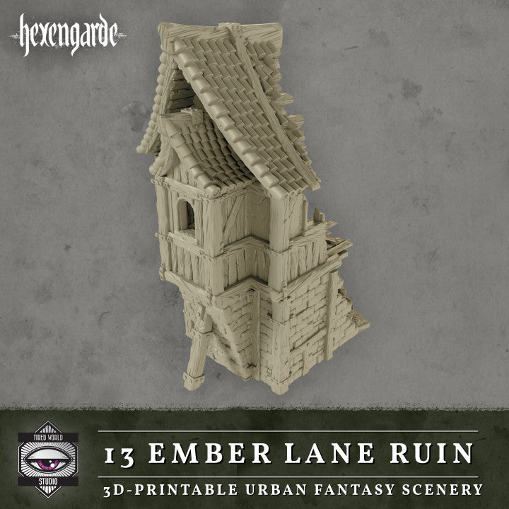 13 Ember Lane Ruin - Tired World Studio