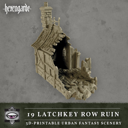 19 Latchkey Row Ruin- Tired World Studio