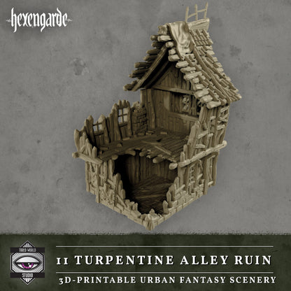 11 Turpentine Alley Ruin - Tired World Studio