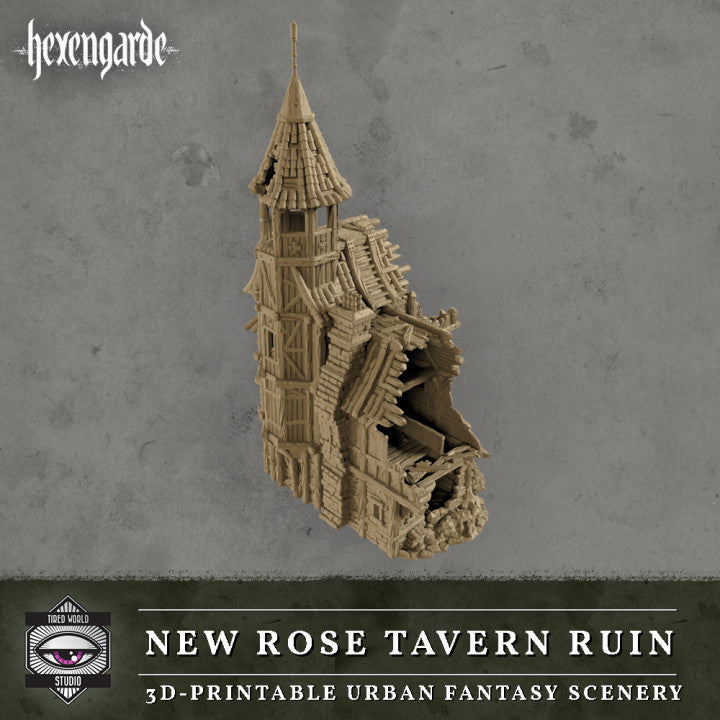 New Rose Tavern Ruin- Tired World Studio