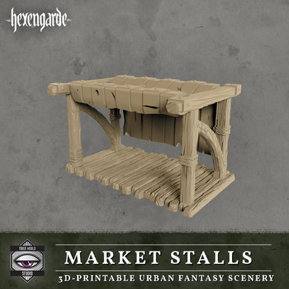 Market Stalls - Tired World Studio