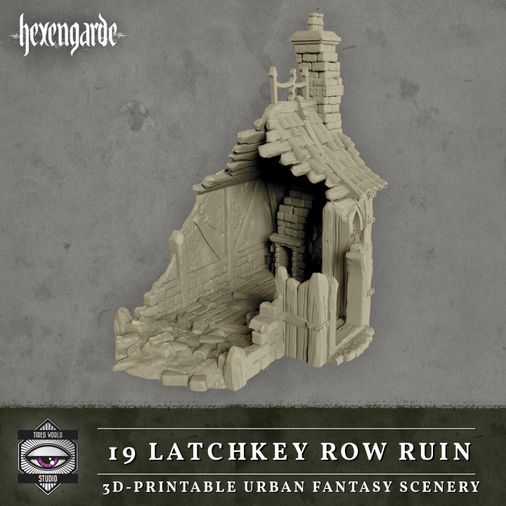 19 Latchkey Row Ruin- Tired World Studio