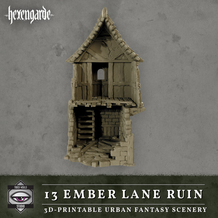 13 Ember Lane Ruin - Tired World Studio