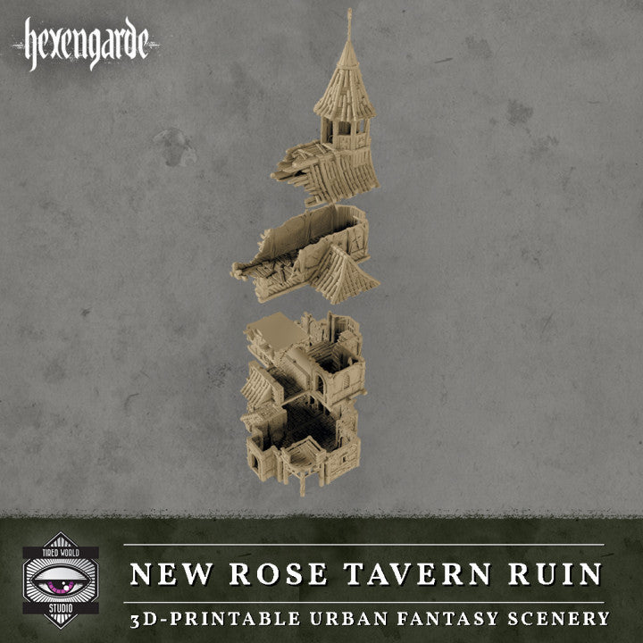 New Rose Tavern Ruin- Tired World Studio