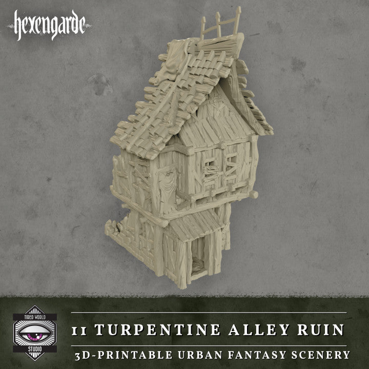 11 Turpentine Alley Ruin - Tired World Studio