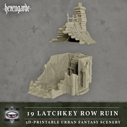 19 Latchkey Row Ruin- Tired World Studio