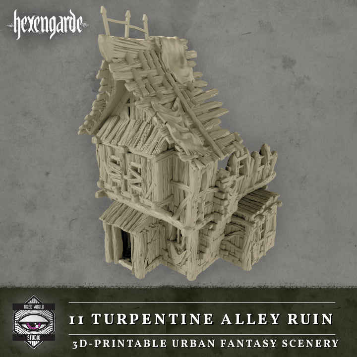 11 Turpentine Alley Ruin - Tired World Studio