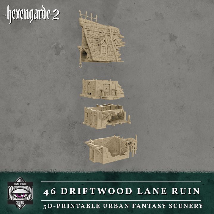 46 Driftwood Lane Ruin - Tired World Studio