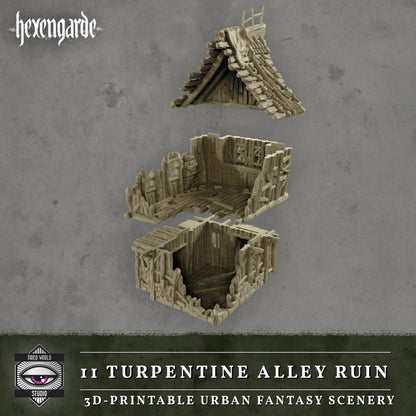 11 Turpentine Alley Ruin - Tired World Studio