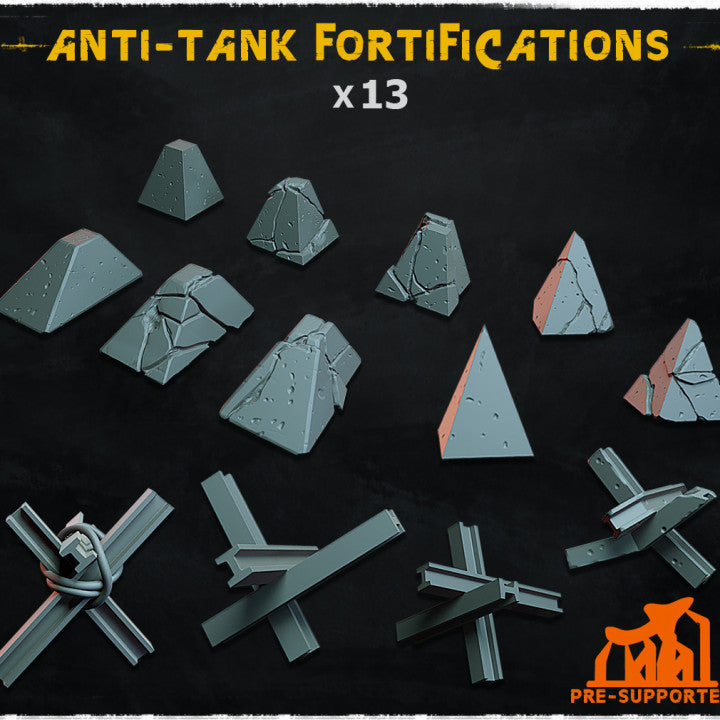 Anti-tank fortifications