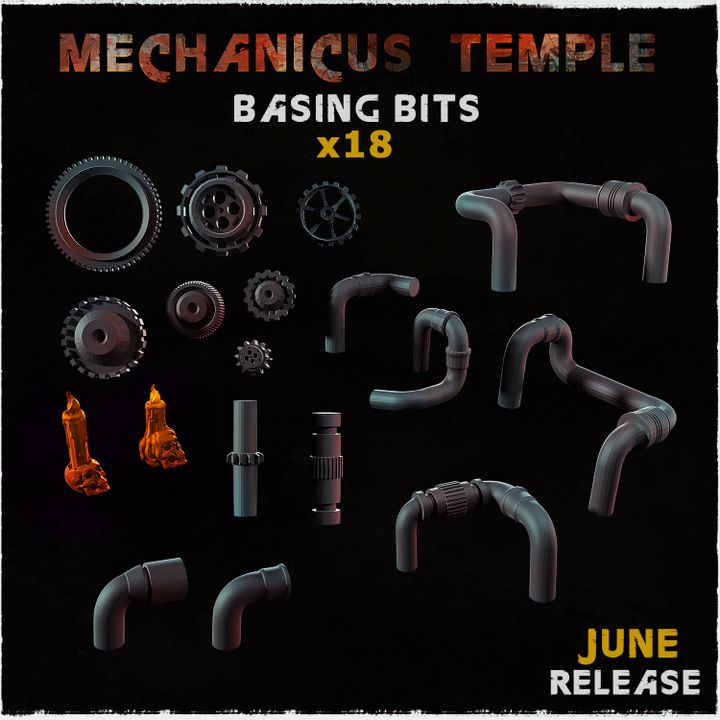 Mechanicus Temple Basing Bits