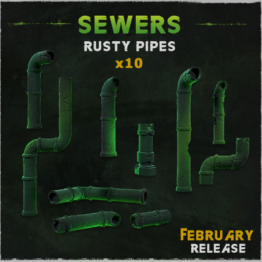 Sewer Rusty Pipes