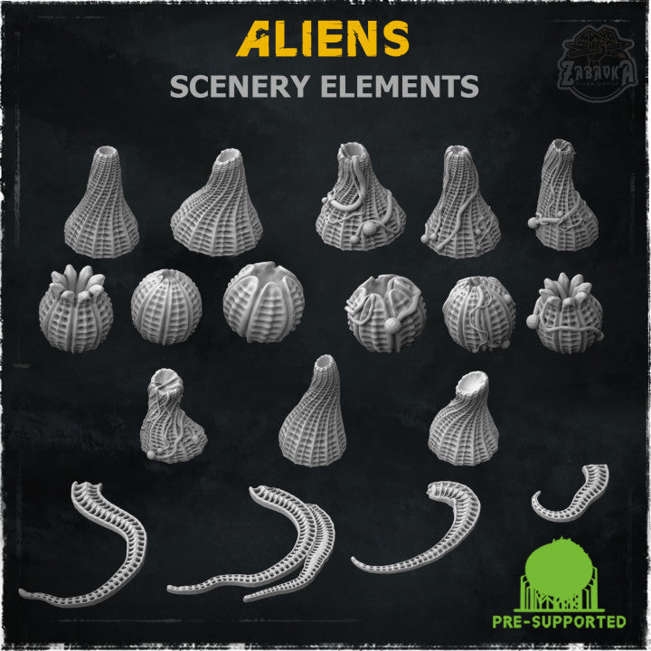 Aliens Scenery Elements