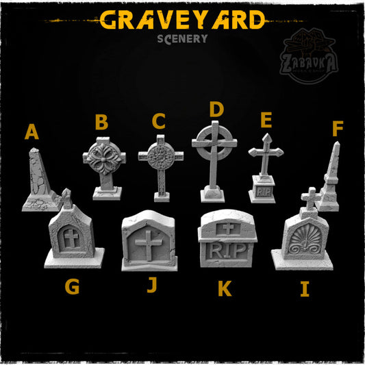 Graveyard Scenery Elements