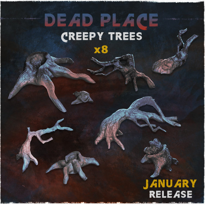 Dead Place Creepy Trees