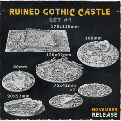 Ruined Gothic Castle Bases By Zabavka