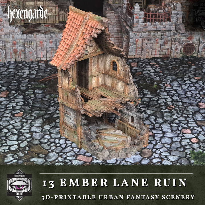 13 Ember Lane Ruin - Tired World Studio