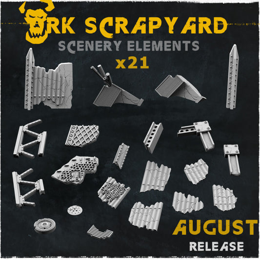 Orc Scrapyard Scenery Elements