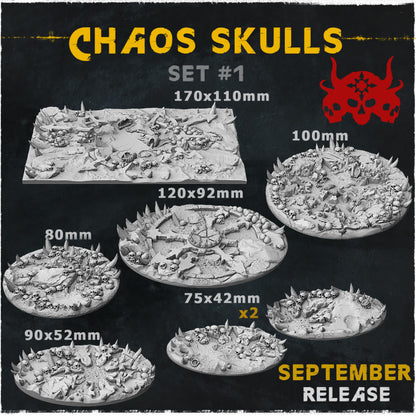 Chaos Skulls Bases By Zabavka