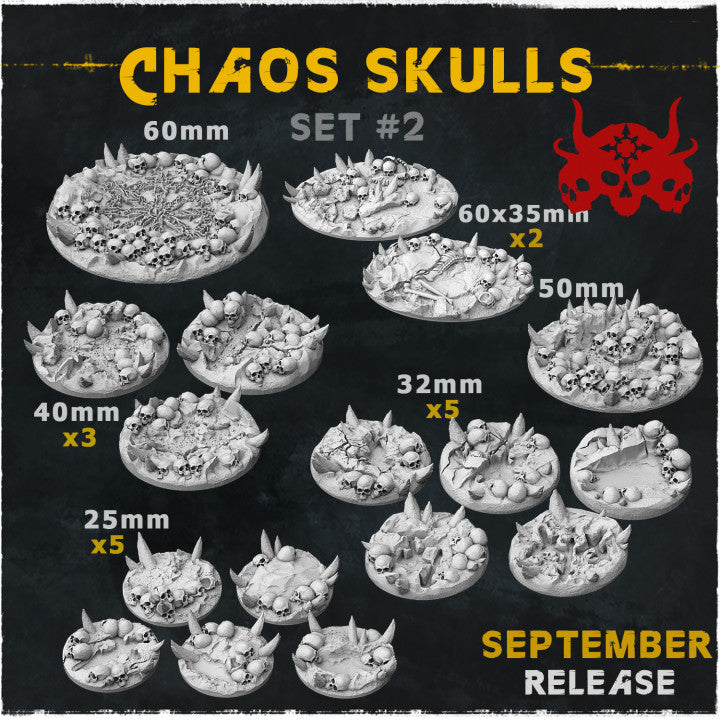 Chaos Skulls Bases By Zabavka