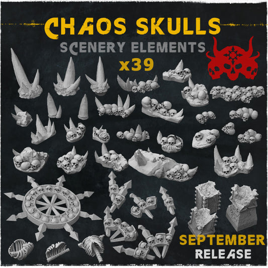 Chaos skulls Scenery Elements