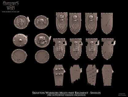 Skeleton Warriors (Multi-Part Regiment) by Avatars of War