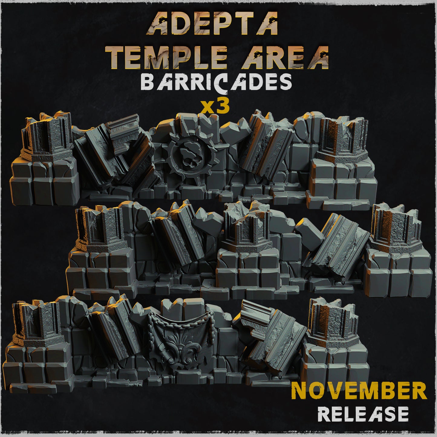 Adepta Temple Barricades