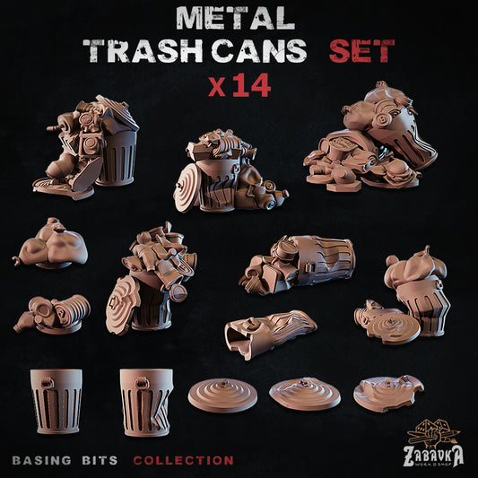 Metal Trash Cans