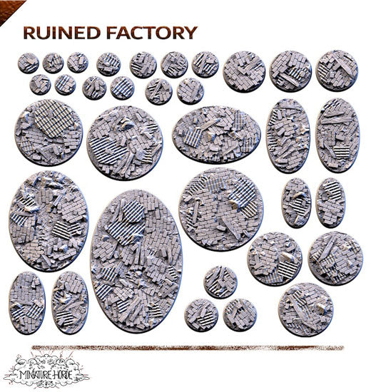 Ruined Factory Bases by Txarli Factory