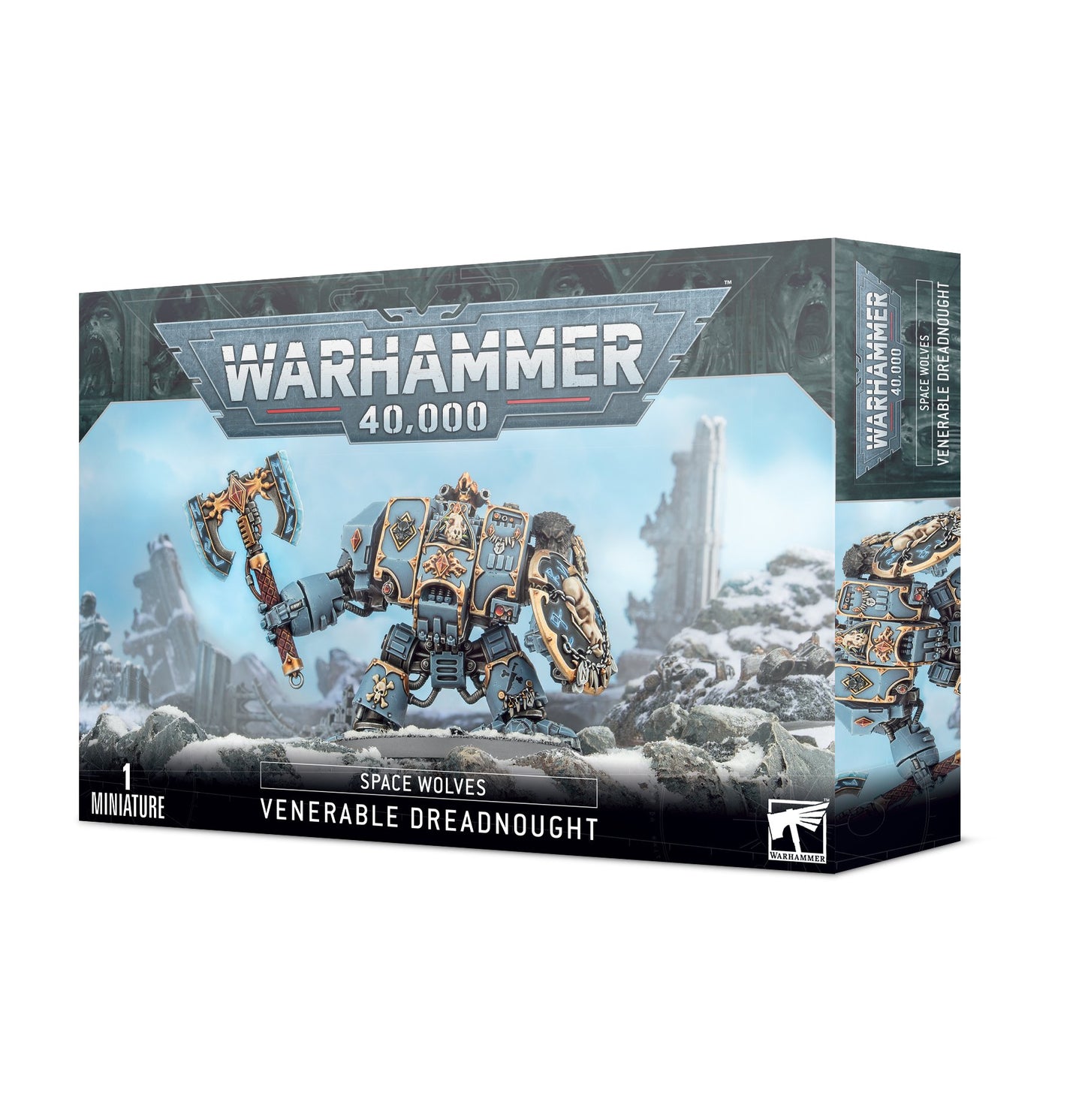 Space Wolves: Venerable Dreadnought/Murderfang/Bjorn The Fell-Handed