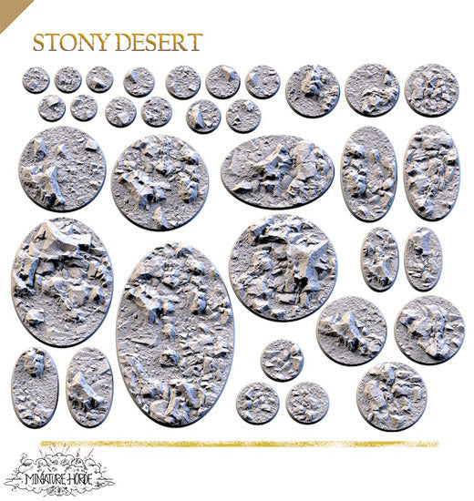 Stony Desert Bases by Txarli Factory