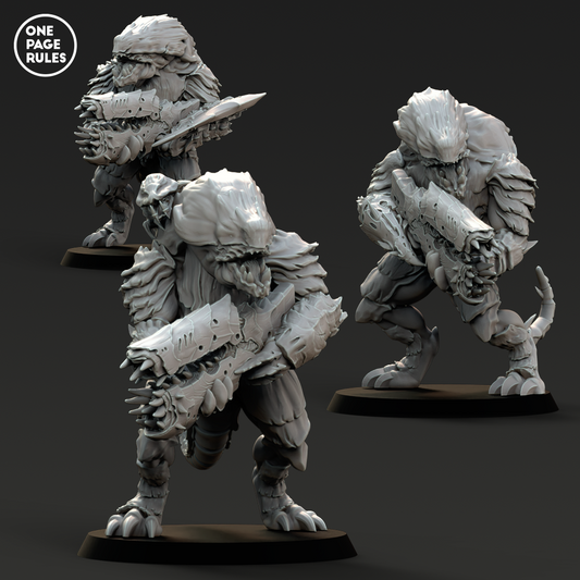 Hive Guardians (Ravager Gun) - Alien Hives (3 Models)