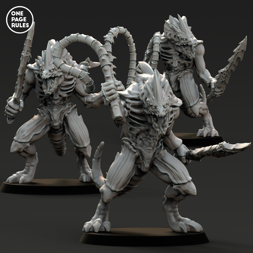 Hive Warriors (Razor Whip) - Alien Hives (3 Models)