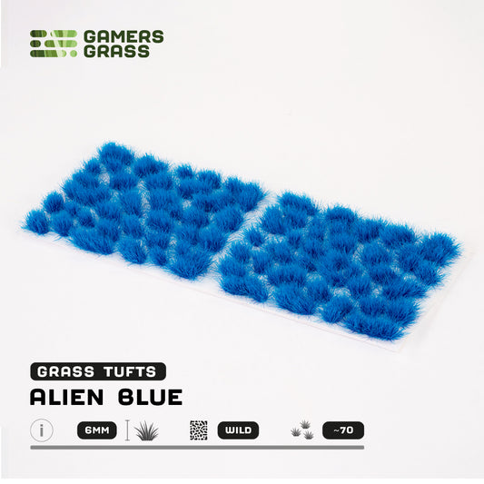 Alien Blue 6mm - Wild Tufts By Gamers Grass