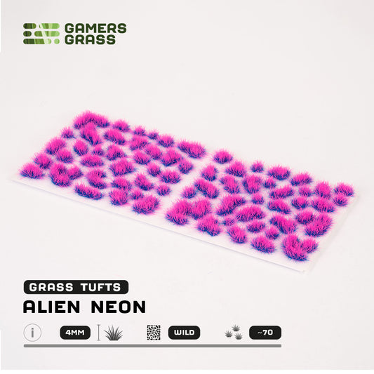 Alien Neon 4mm - Wild Tufts By Gamers Grass