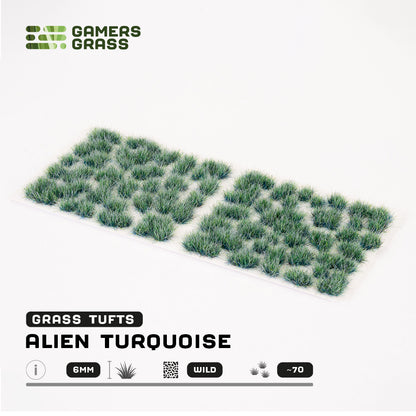 Alien Turquoise 6mm - Wild Tufts By Gamers Grass