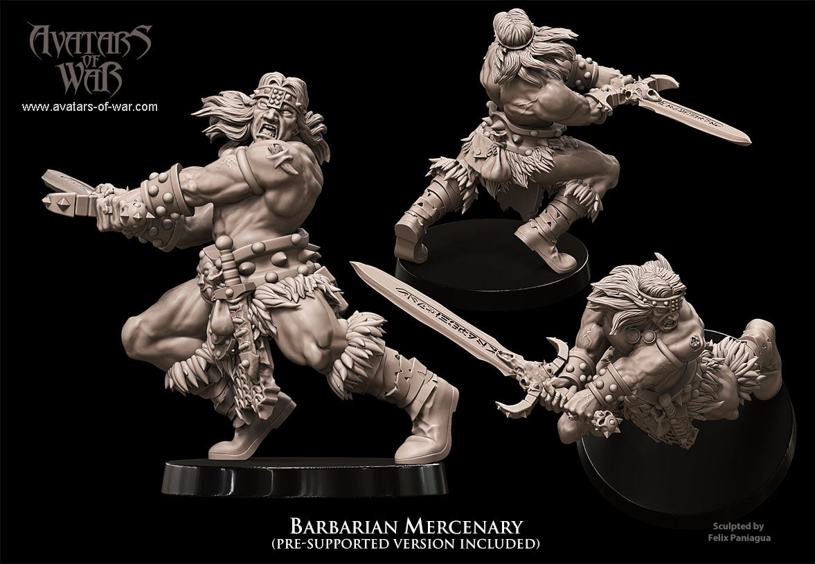 Barbarian Mercenary by Avatars of War