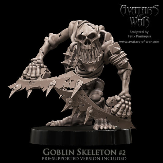 Goblin Skeletons (Battle-Ready Regiment) by Avatars of War