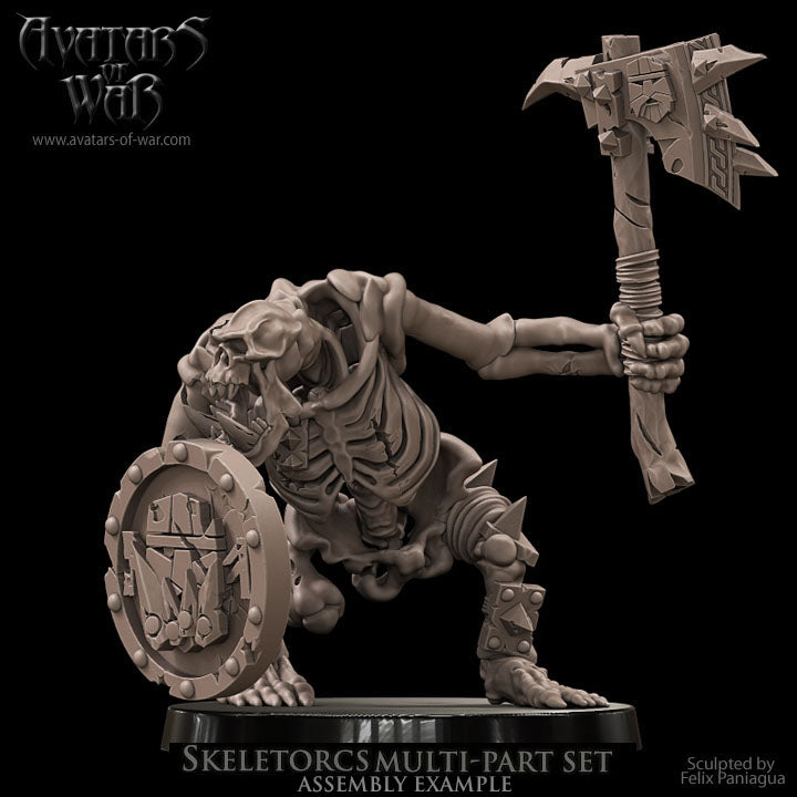 Orc Skeletons (Multi-Part Regiment) by Avatars of War